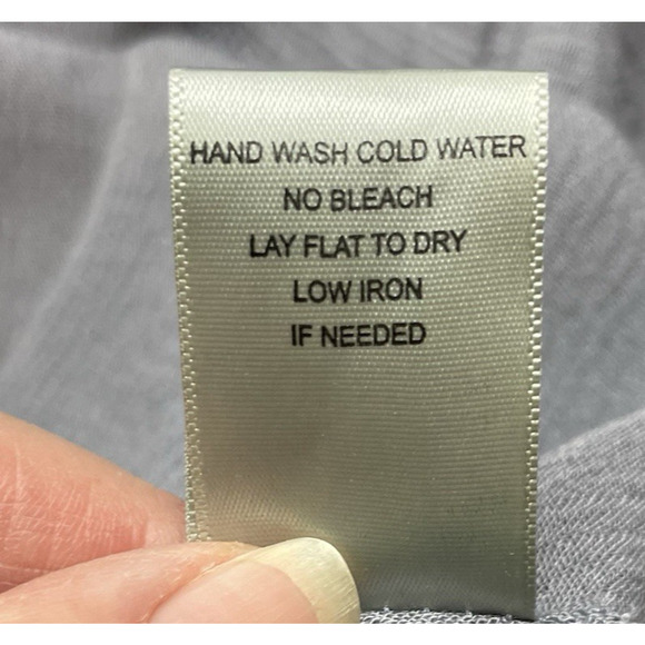 Loralette Tunic Top Blouse Womens 1X Gray V Neck Flutter Sleeve Flowy NWT $44 - Picture 5 of 8